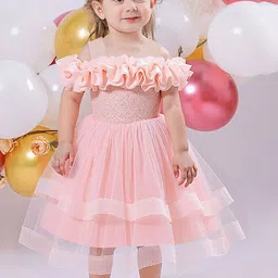 FOREVER FRIDAY Embroidered Off-Shoulder A-Line Dress-picture-17