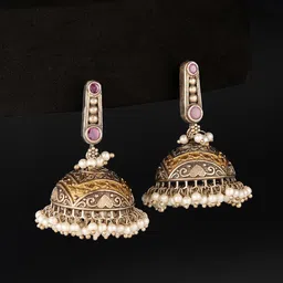 Fabindia Contemporary Jhumkas Earrings-picture-28