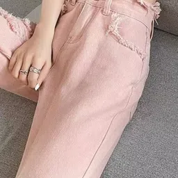 KPOP Women Original Regular Fit Trousers image 4