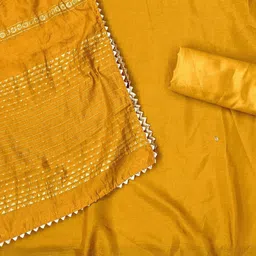 KALINI Embroidered Unstitched Dress Material image 3