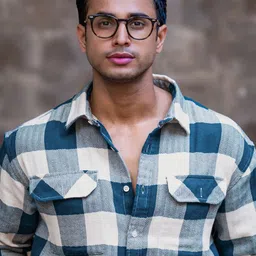 Maniac Men Other Checks Checked Cotton Comfort Opaque Casual Shirt-image-69