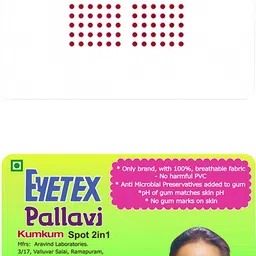 eyetex Pallavi Sticker Kumkum Forehead Maroon Bindis-picture-10