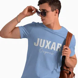 Juxar Men Typography Printed Round Neck Cotton T-shirt-image-27