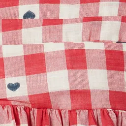 max Checked A-Line Midi Dress image 2