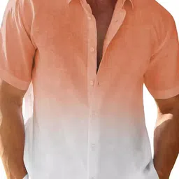 StyleCast Men Spread Collar Solid Cotton Casual Shirt image 3
