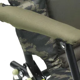 Decathlon Green Printed Compact Carp Fishing Level Chair image 3