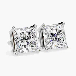 VALANOVA 14Kt Gold Lab Grown Diamond Earrings- 1.28g image 2