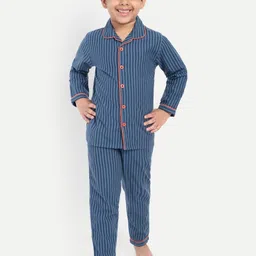 Clt.s Unisex Kids Striped Night suit-picture-23