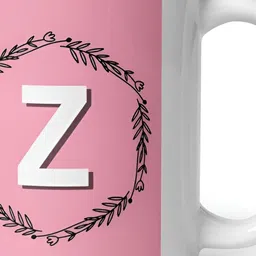 Mr UVD White & Pink Typography Printed Ceramic Glossy Mug 350 ml-picture-36