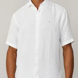 HACKETT LONDON Spread Collar Regular Fit Cotton Shirt-picture-17