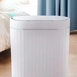 The Better Home White Self-Design Stainless Steel Dustbins - 7 L image 1