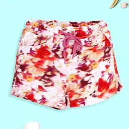 KiddoPanti Girls Printed Hot Pants Shorts-image-74
