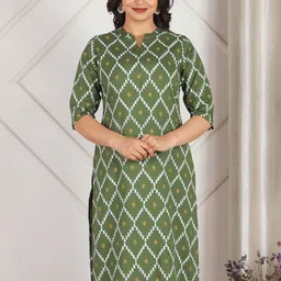 Aramya Women Geometric Printed Kurta-picture-16