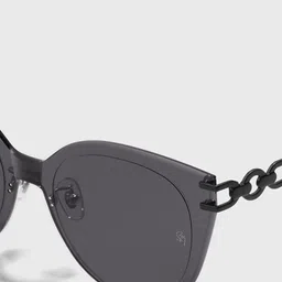 SAM & MARSHALL Unisex Cat Eye Sunglasses With UV Protected Lens CINDY_BLACK_20016 image 4