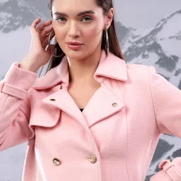 Kotty Women Notched Lapel Overcoat image 3