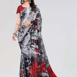 Moda Rapido Floral Printed Saree With Blouse Piece-image-78