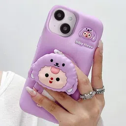 TREEMODA Cartoon Characters Printed iPhone 15 Back Case Mobile Accessories image 2