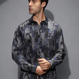 Campus Sutra Men Comfort Abstract Printed Casual Shirt-image-80