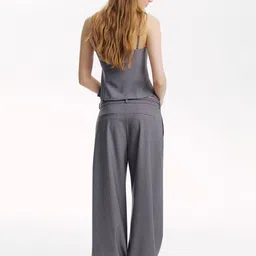 H&M Belted Tailored Trousers image 3