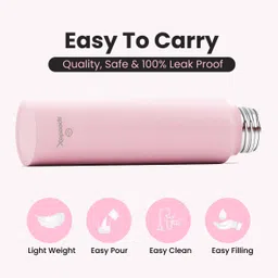 speedex Stainless Steel Water Bottle for fridge School Gym Home office Travel Boys Girls 1000 ml Bottle image 5