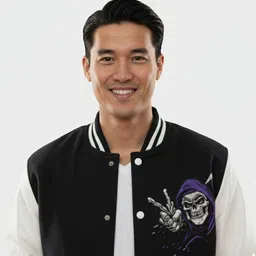 barmanic Men Graphic Print Fleece Jacket image 4