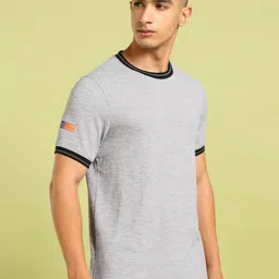 Technosport Men UPF50 Solid Round Neck Slim Fit T-shirt image 3