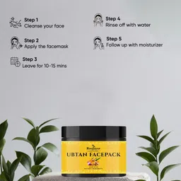 ROOPAYUR Ubtan Mask With Aloevera & Sandalwood - 50 ml image 2