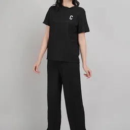 Lugo Printed Round Neck T-shirt With Trousers image 4