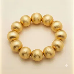 Chic Laddies Gold-Plated Artificial Beaded Elasticated Bracelet-picture-16