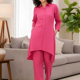 Moda Rapido Women Cotton Blend Co-Ord Set-picture-33