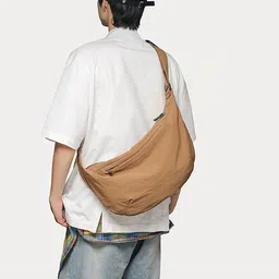 Mast & Harbour Men Solid Crossbody Sling Bag image 2