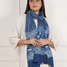 Style Shoes Women Casual Printed Scarf With Taping Border-image-0