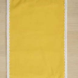 fingercraft 4Pcs Yellow & White Rectangular Table Placemats image 5