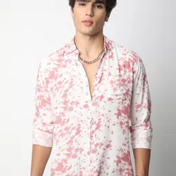 VASTRADO Men Classic Slim Fit Opaque Printed Casual Shirt-image-31
