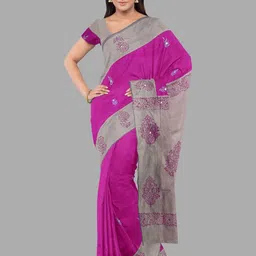 The Chennai Silks Women Floral Printed Saree-picture-14
