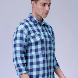 The Indian Garage Co Men Opaque Checked Casual Shirt image 2