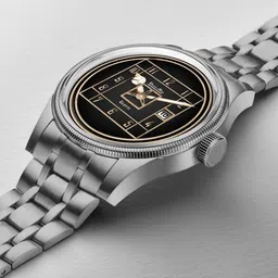 DOUBLERUN Men Dial & Stainless Steel Straps Analogue Multi Function Watch H05N24000 image 4