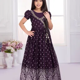 Tiny Kingdom Floral Print Fit & Flare Maxi Dress-picture-37