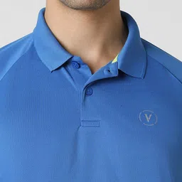 Van Heusen Flex Men Solid Polo Collar T-shirt image 2