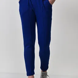 BAESD Women Solid High-Rise Regular Trousers-picture-23