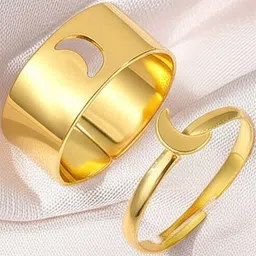 Vembley Women Gold-Plated Alloy Ring image 2