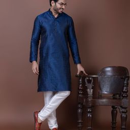 DEVOILER Men Jacquard Kurta-picture-33