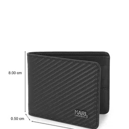 Karl Lagerfeld Men Leather Two Fold Wallet image 3