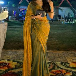 Moda Rapido Beads and Stones Tissue Heavy Work Tussar Saree-picture-24