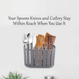 Kuber Industries Grey 2 Pieces Hanging & Wall Mounted Organisers image 2