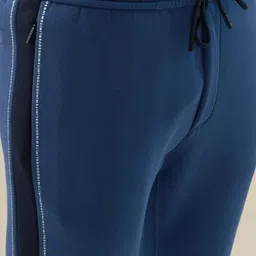 Status Quo Men Side Stripes Track Pants with Side Zipper Pockets image 5