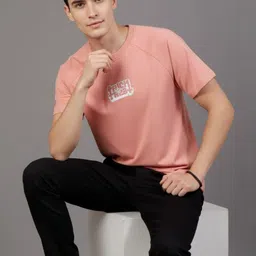 HERE&NOW Typography Printed Cotton Oversized T-shirt image 2