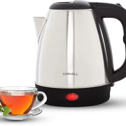 corvell Electric Kettle 1.8L, 1500W | Auto Shut-Off | Fast Boil | Steel Body, Electric Kettle image 1