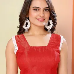 Zili Pure Georgette Leheriya Saree image 5