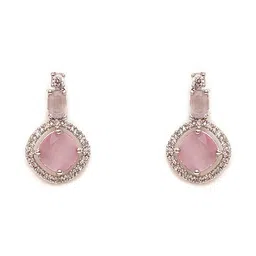 TRINK Rhodium-Plated American Diamond Studded Jewellery Set image 3